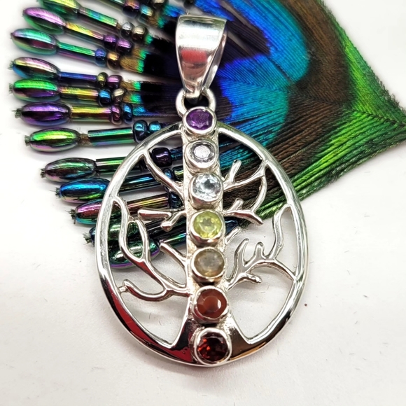 Sterling silver tree of life pendant - Picture 1 of 1